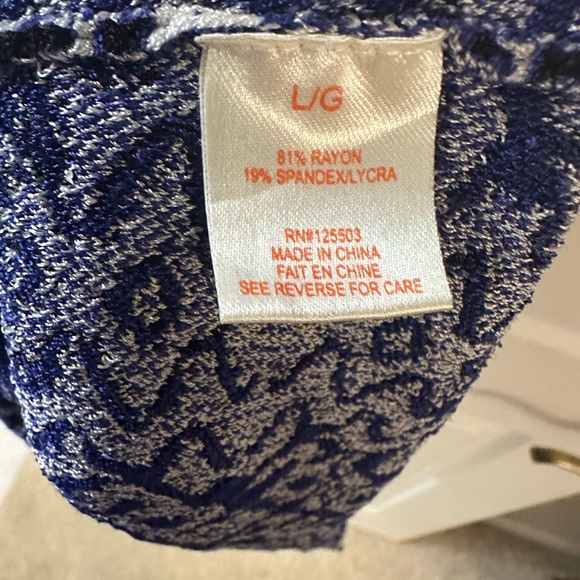 Blue Fun Patterned Dress - Picture 4 of 4